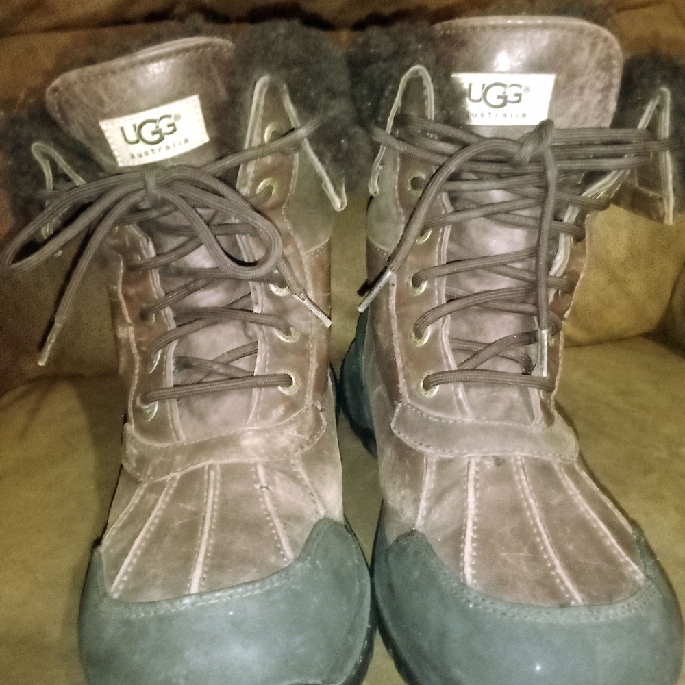 UGG Women's Brown and Black Winter Boots